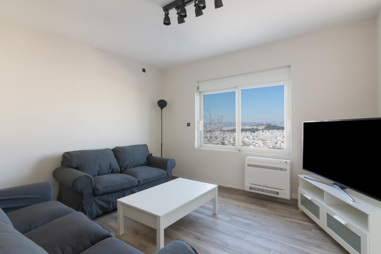Acropolis View Apartment For 4 Ppl Atene Esterno foto