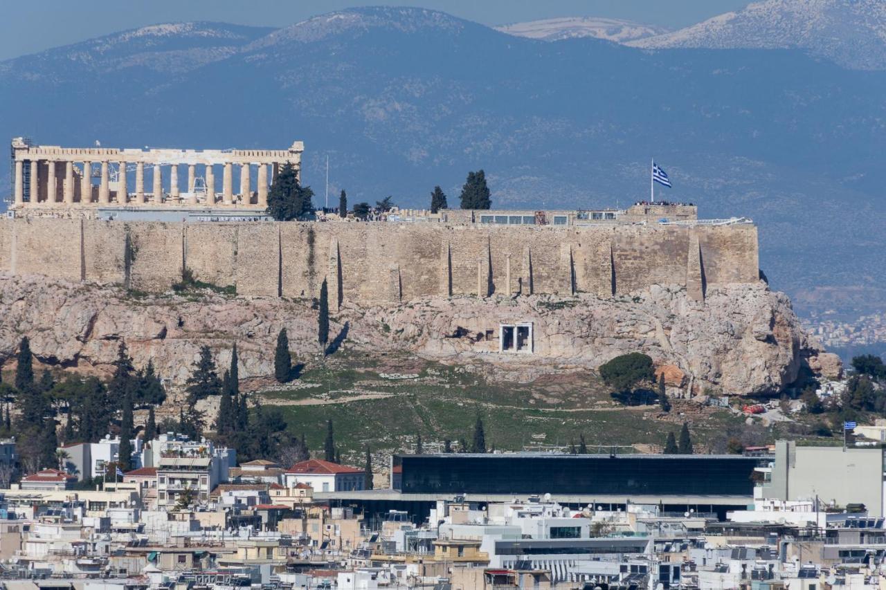 Acropolis View Apartment For 4 Ppl Atene Esterno foto