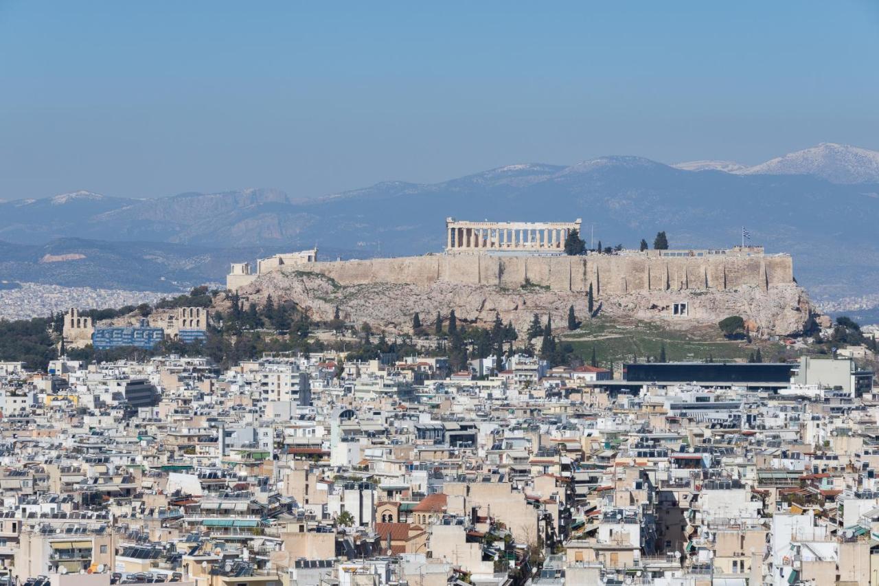 Acropolis View Apartment For 4 Ppl Atene Esterno foto